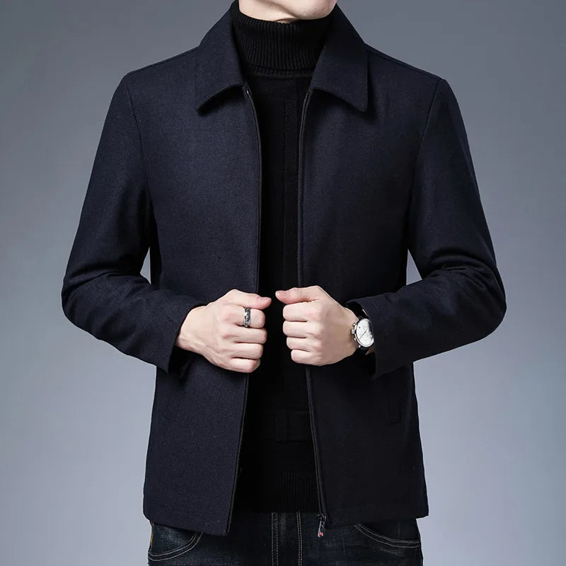 Casaco Gola Polo Masculino Fecho de Zíper Bellaro®