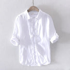 Camisa Masculina Manga Longa de Linho Bellaro® S1337