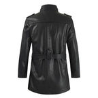 Jaqueta longa de Couro Masculina Bellaro®