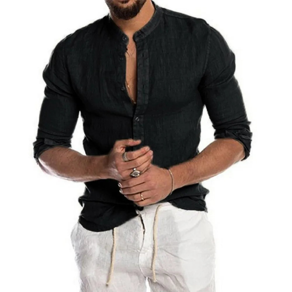 Camisa Masculina de Linho Bellaro® S1158