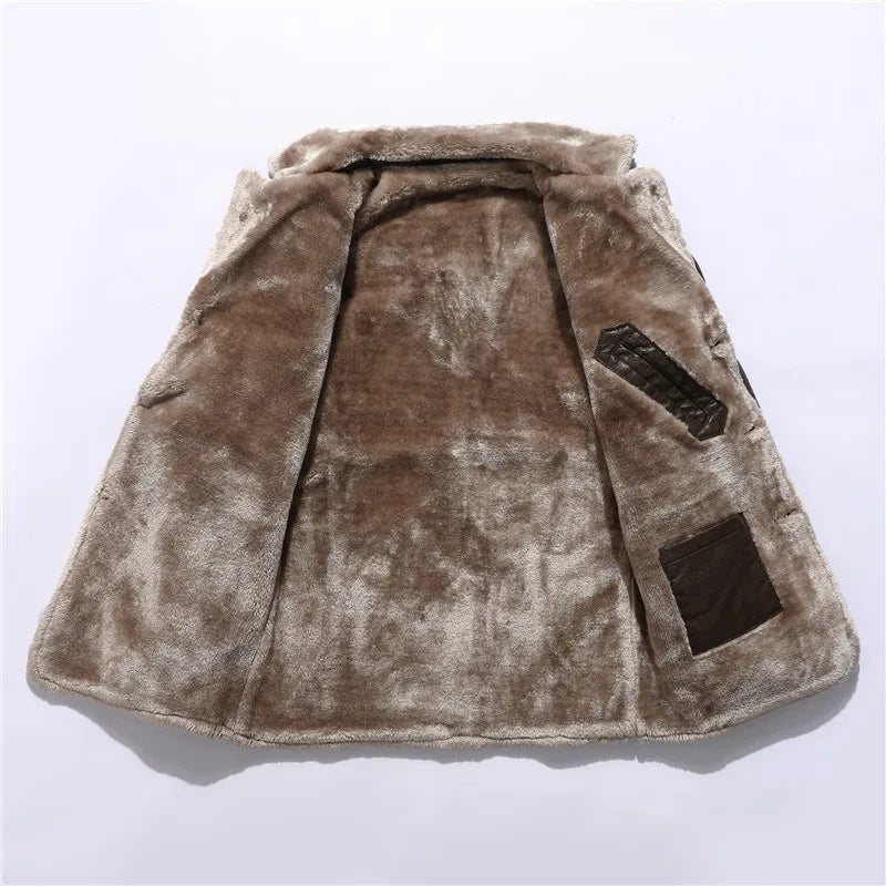 Sobretudo de Couro Masculino Bellaro® S1255