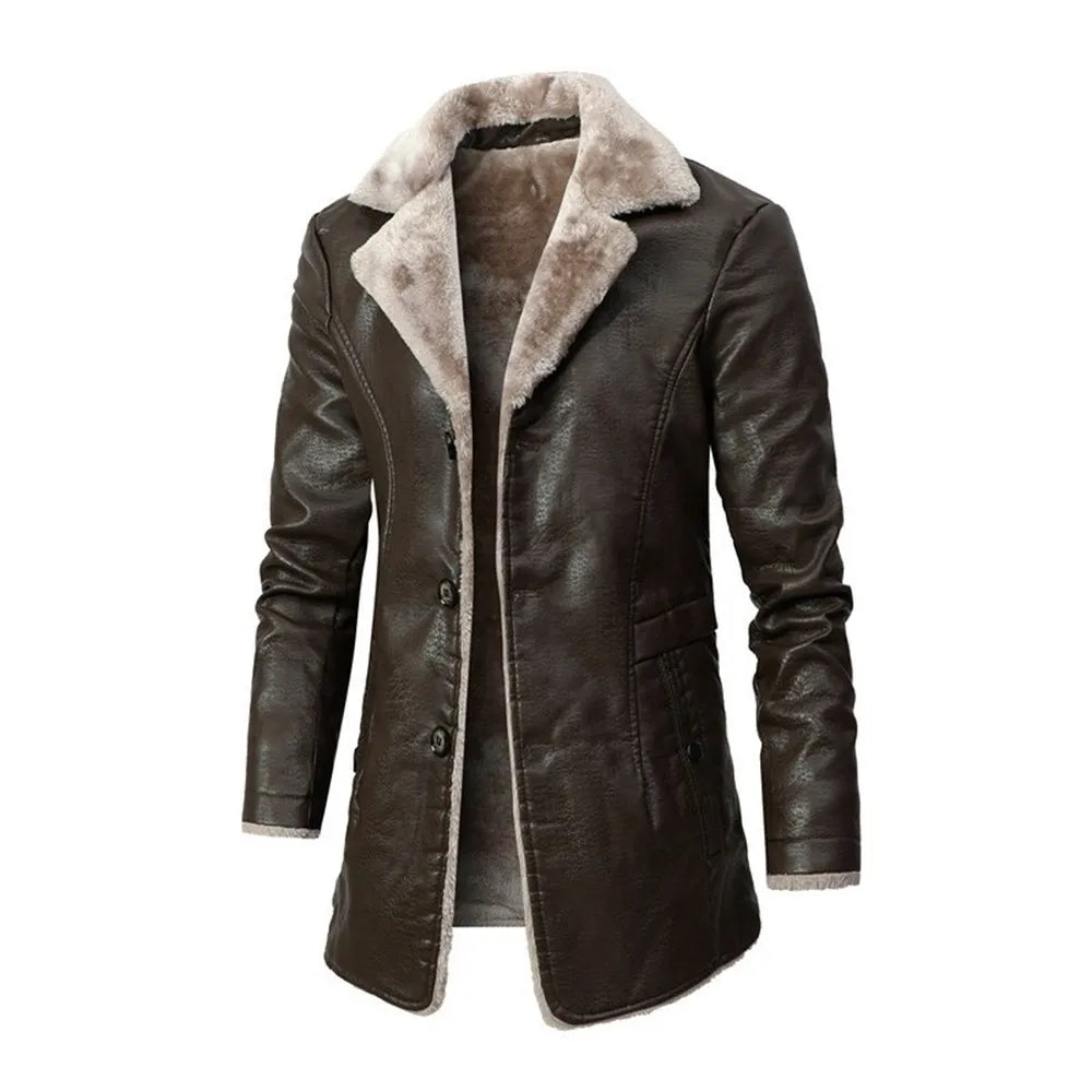 Sobretudo de Couro Masculino Bellaro® S1255