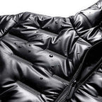 Casaco Masculino Preto Bolha Acolchoado