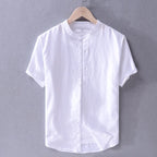 Camisa Manga Curta Masculina de Linho Bellaro® S1183