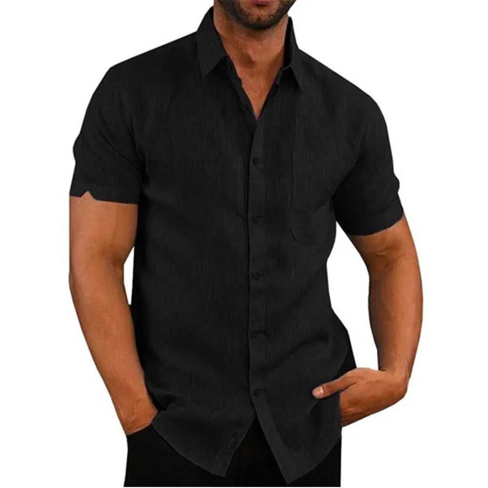Camisa Masculina de Linho Bellaro® S1159