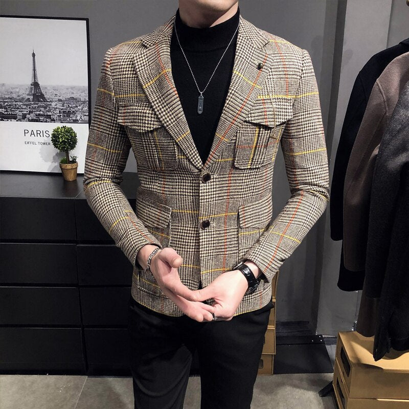 Blazer Jaqueta Slim Fit Masculino Bellaro® S1040