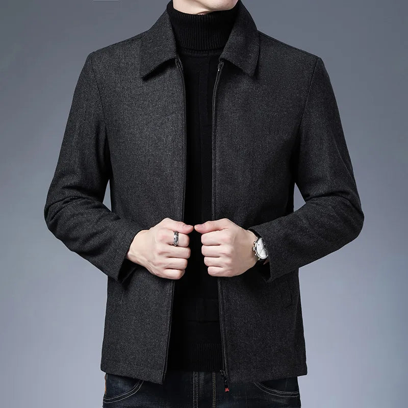 Casaco Gola Polo Masculino Fecho de Zíper Bellaro®