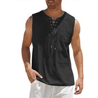 Camisa Regata Masculina de Linho Bellaro®