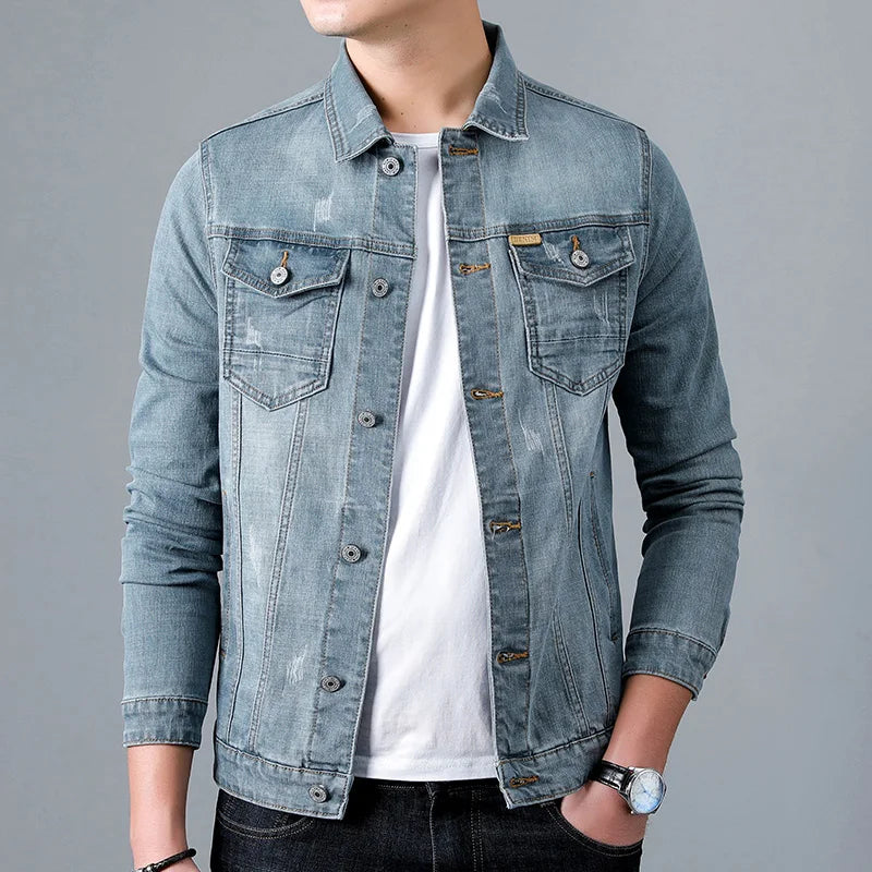 Jaqueta Jeans Denim Masculina Bellaro®