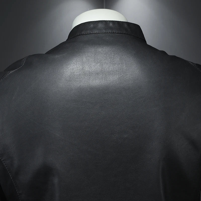 Jaqueta de Couro Casual Masculina Bellaro®