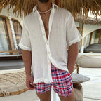 Camisa Masculina de Linho Bellaro® S1184