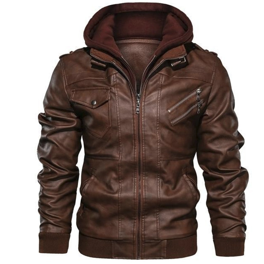 Jaqueta Masculina de Couro Original Bellaro®