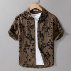 Camisa Masculina Floral Bellaro® S1340