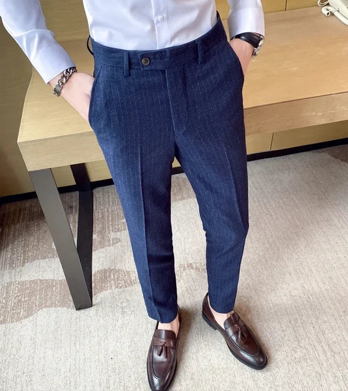 Calça Social Listrada Masculina Bellaro®