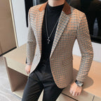 Blazer Masculino Slim Fit Xadrez Bellaro® S1036