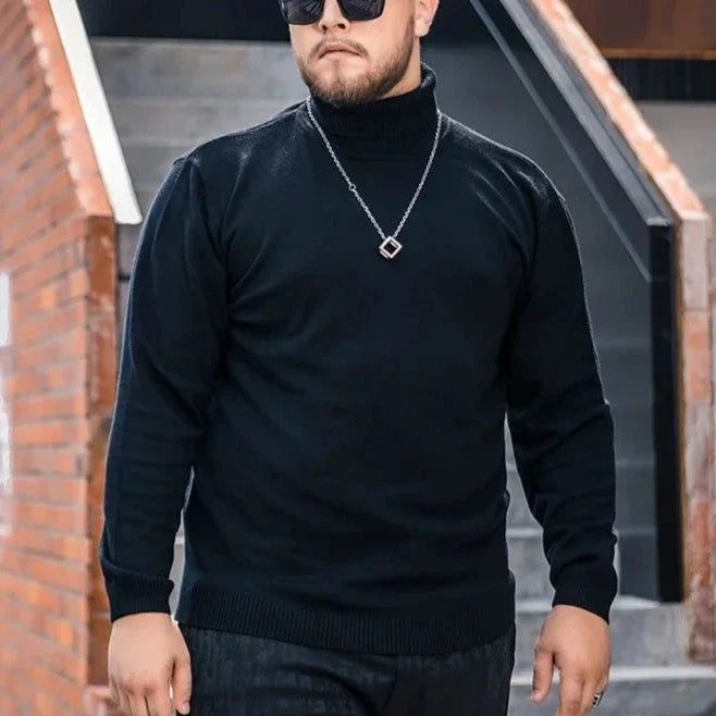 Suéter Plus Size Gola Alta Masculino Bellaro®