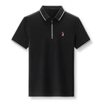 Camisa Polo Masculina com Zíper