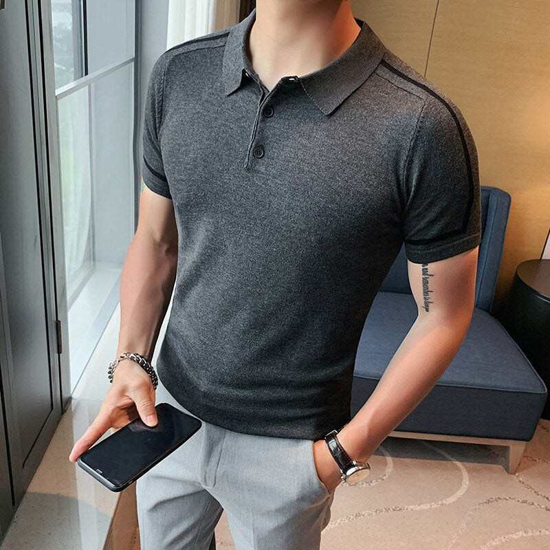 Camisa Polo Masculina Amias