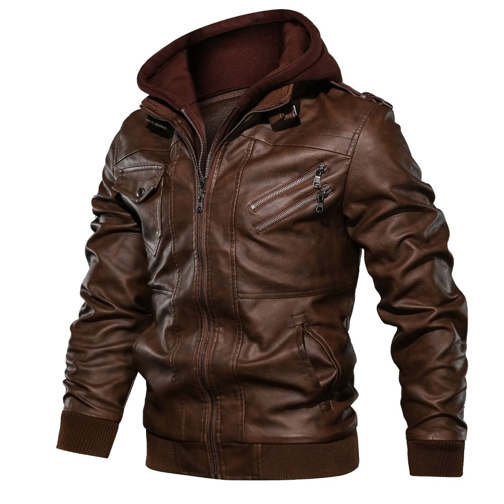 Jaqueta Masculina de Couro Original Bellaro®