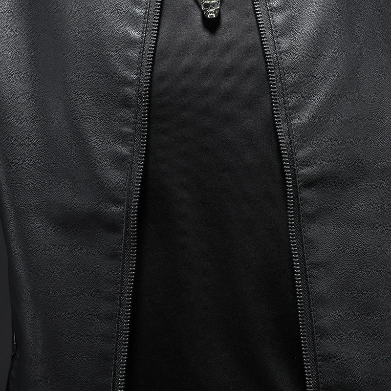 Jaqueta de Couro Casual Masculina Bellaro®