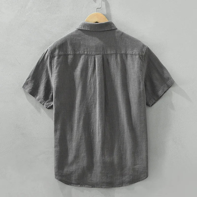Camisa Masculina Manga Curta de Linho Bellaro® S1339