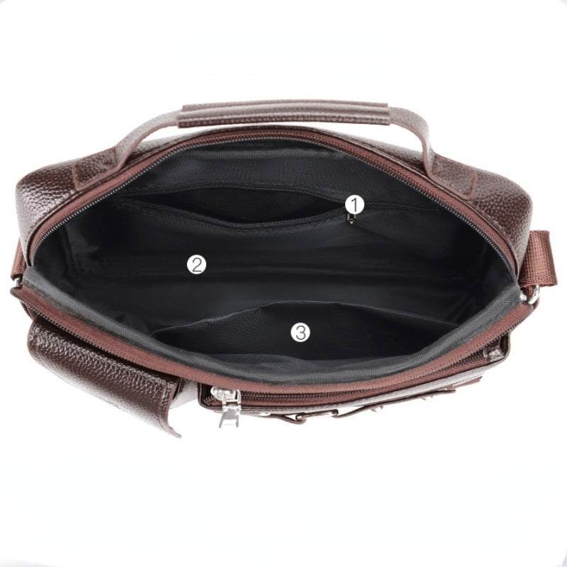 Bolsa Masculina de Couro Luxury