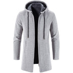 Casaco Masculino Longo com Capuz