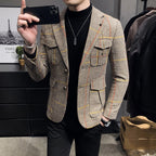 Blazer Jaqueta Slim Fit Masculino Bellaro® S1040