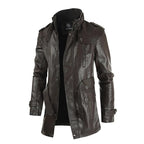 Jaqueta longa de Couro Masculina Bellaro®