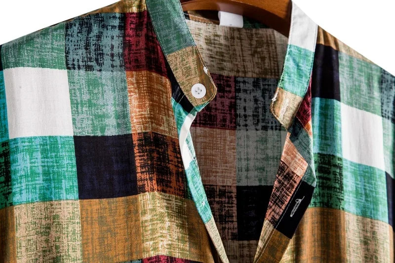 Camisa Masculina Xadrez Bellaro Buriti®