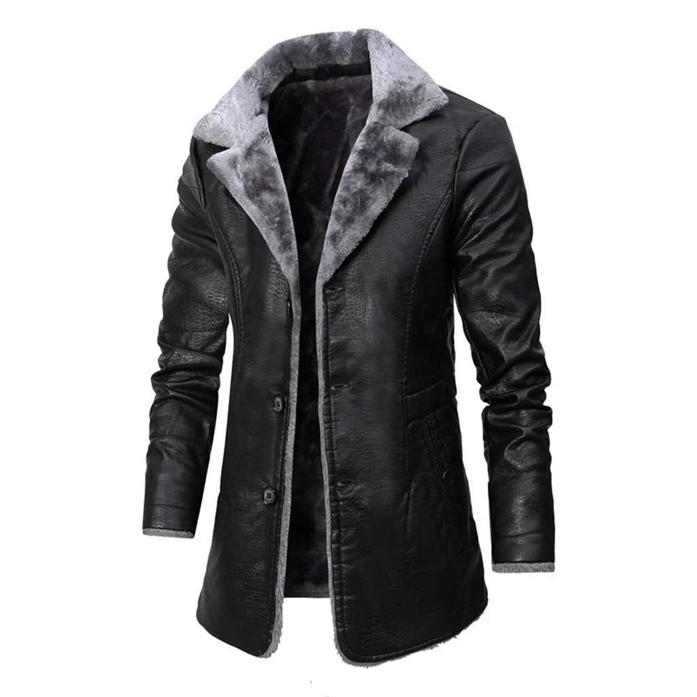 Sobretudo de Couro Masculino Bellaro® S1255