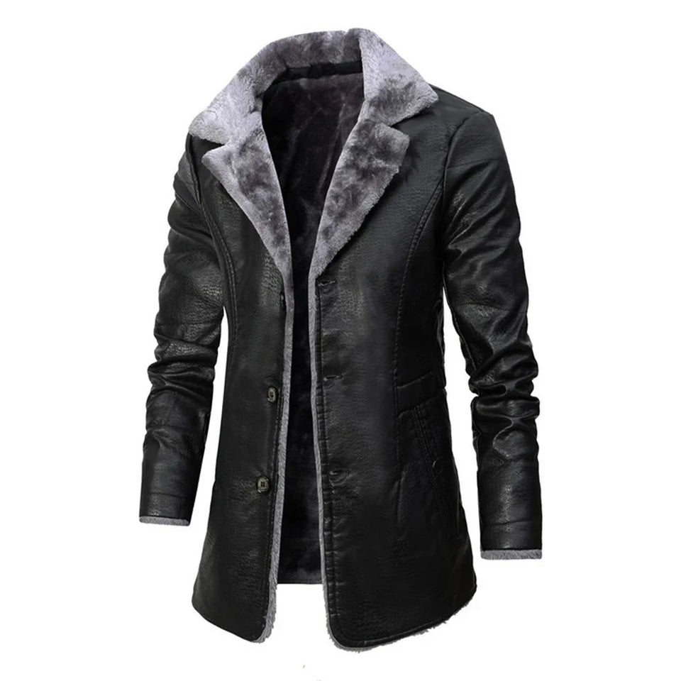 Sobretudo de Couro Masculino Bellaro® S1255