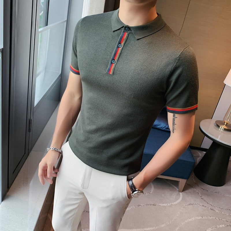 Camiseta Polo Masculina Puzzle