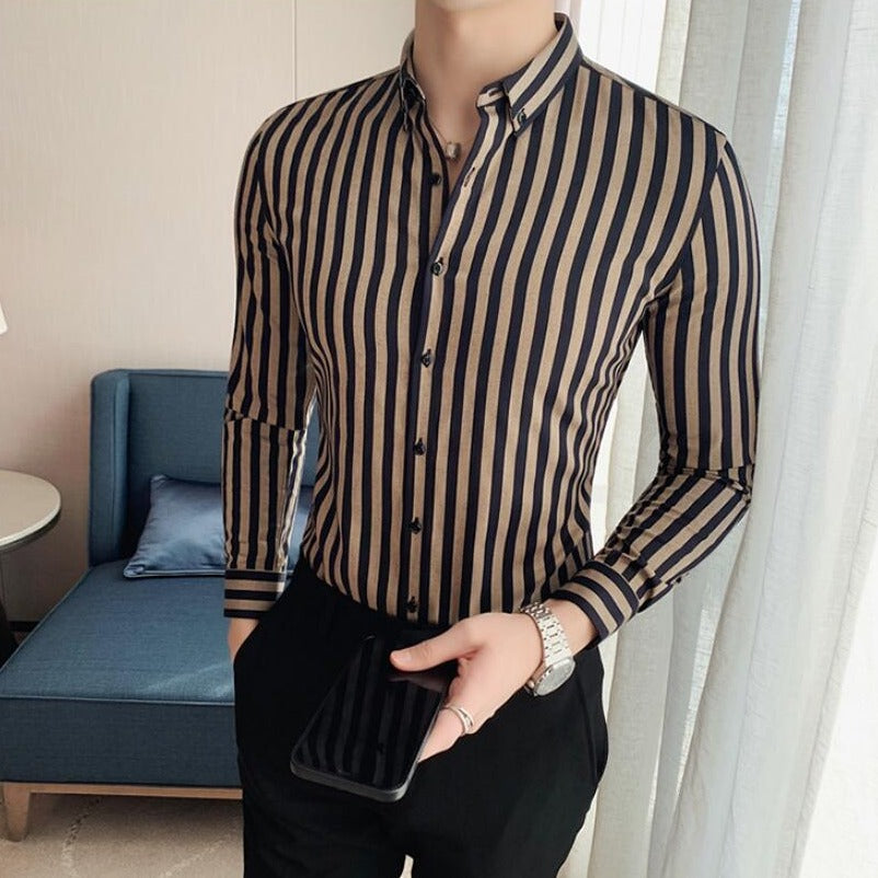 Camisa Social Masculina Slim Bellaro®