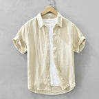 Camisa Masculina Manga Curta de Linho Bellaro® S1339