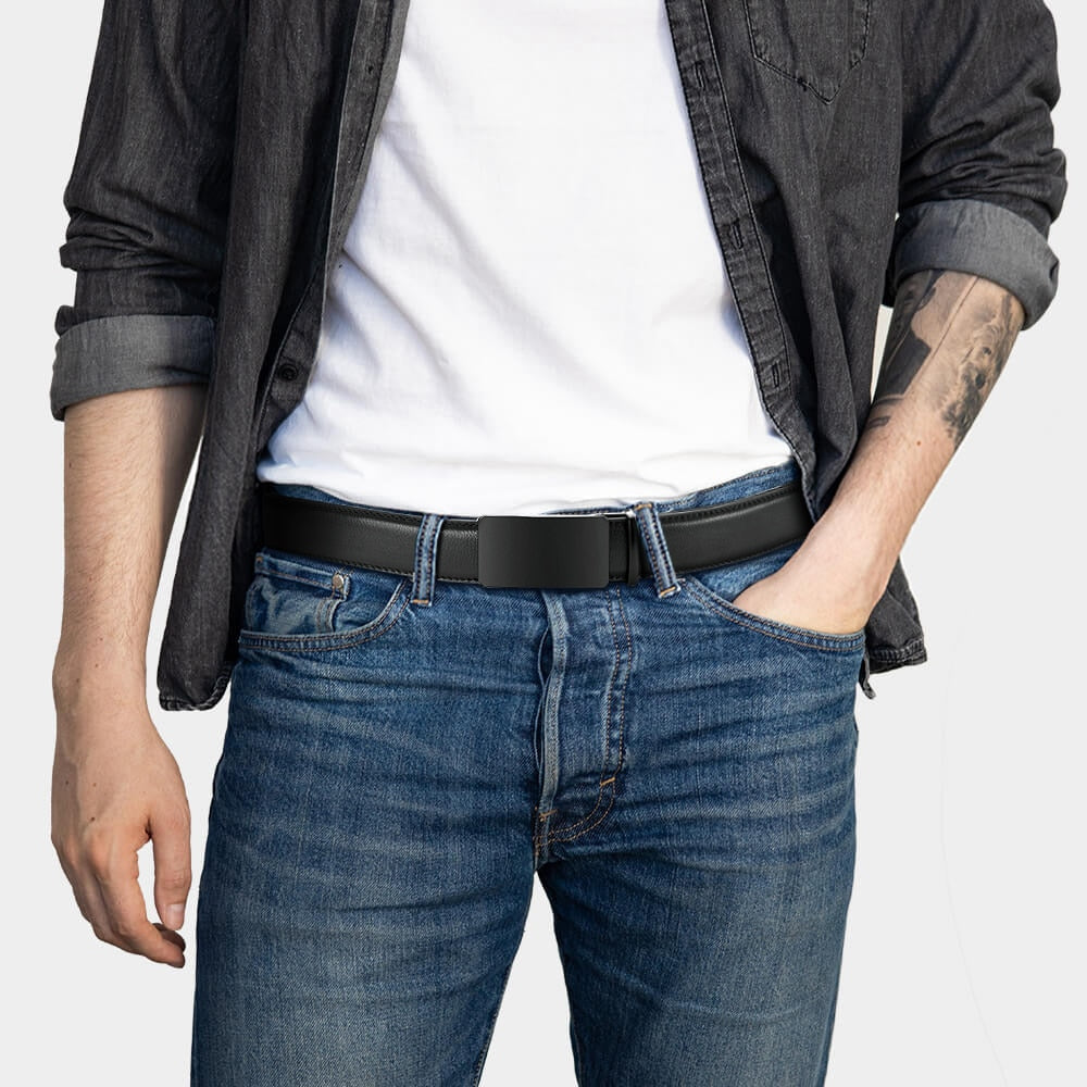 Cinto Masculino Preto de Couro