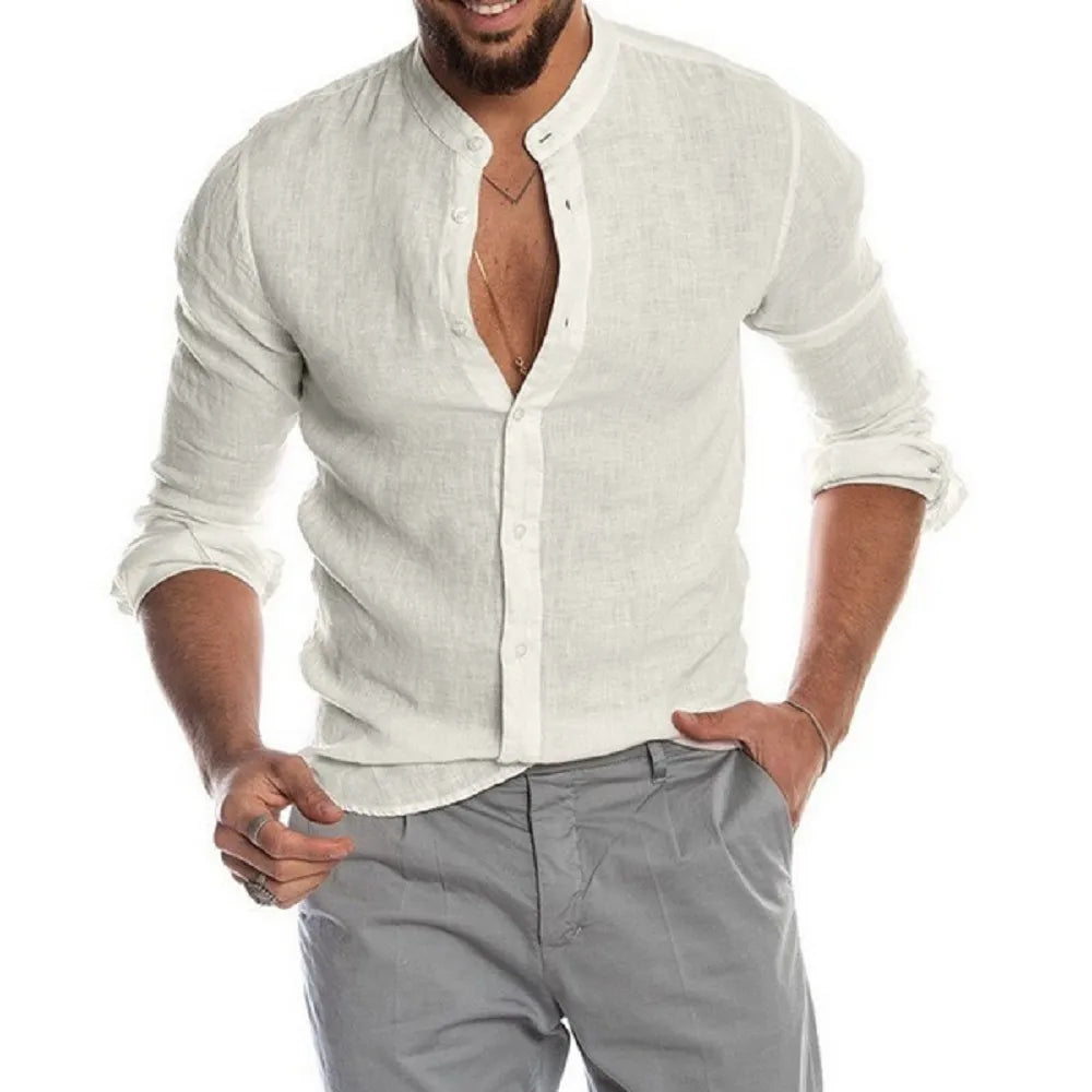 Camisa Masculina de Linho Bellaro® S1158