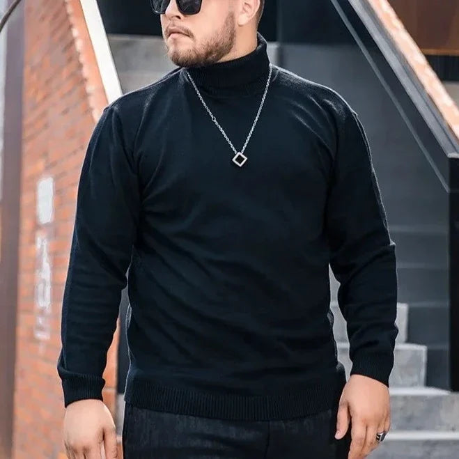 Suéter Plus Size Gola Alta Masculino Bellaro®