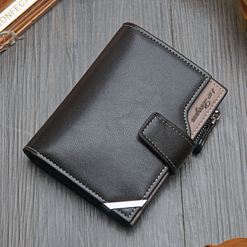 Carteira Masculina de Couro Vintage