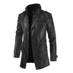 Jaqueta longa de Couro Masculina Bellaro®