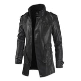 Jaqueta longa de Couro Masculina Bellaro®