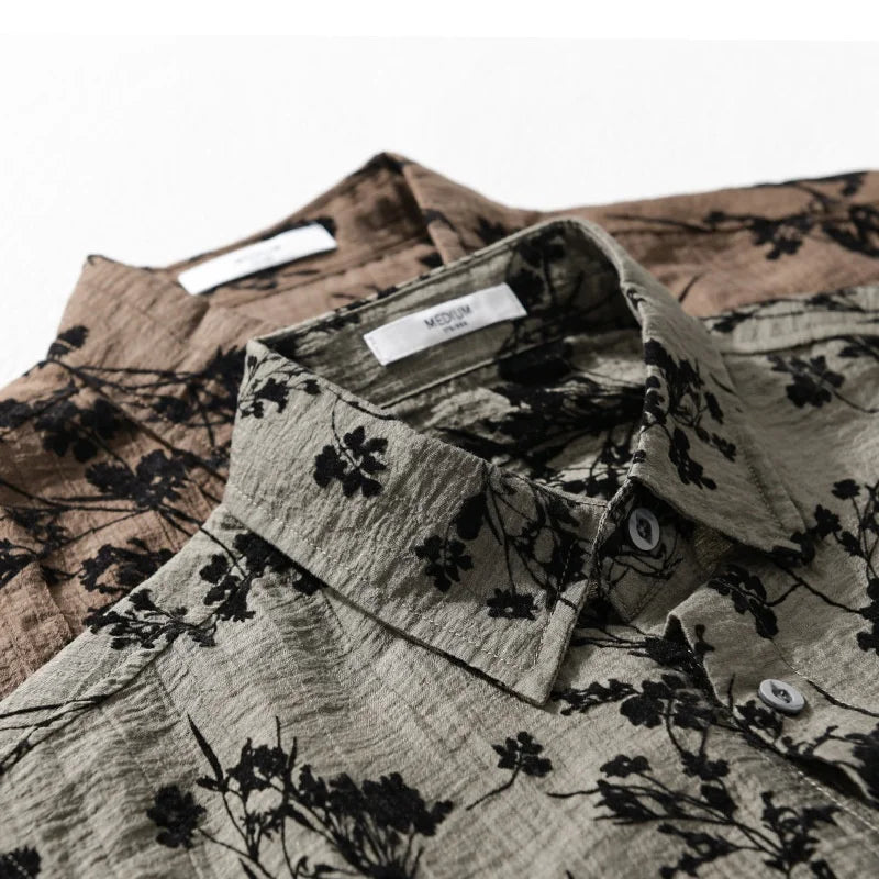 Camisa Masculina Floral Bellaro® S1340