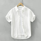 Camisa Masculina Manga Curta de Linho Bellaro® S1339