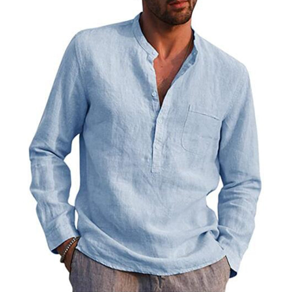 Camisa Masculina de Linho Bellaro® S1053