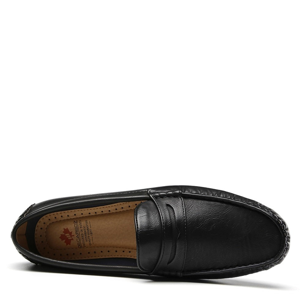 Mocassim Couro Genuíno Antiderrapante Masculino