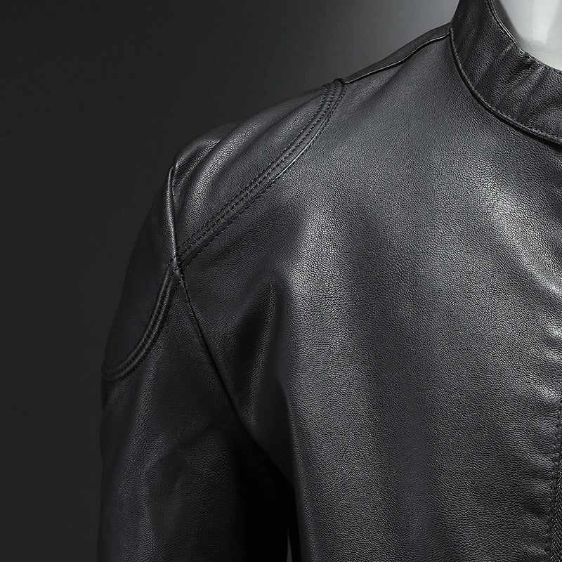 Jaqueta de Couro Casual Masculina Bellaro®