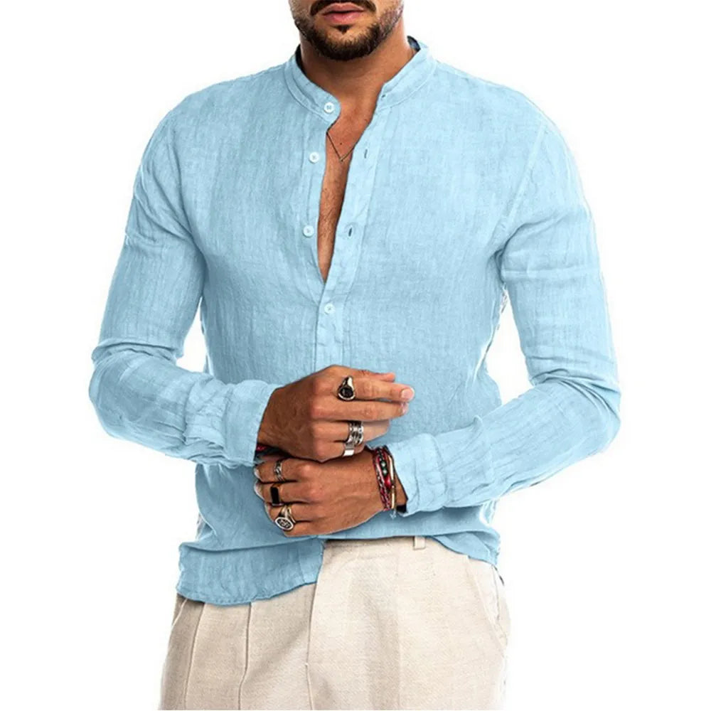 Camisa Masculina de Linho Bellaro® S1158
