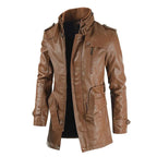 Jaqueta longa de Couro Masculina Bellaro®