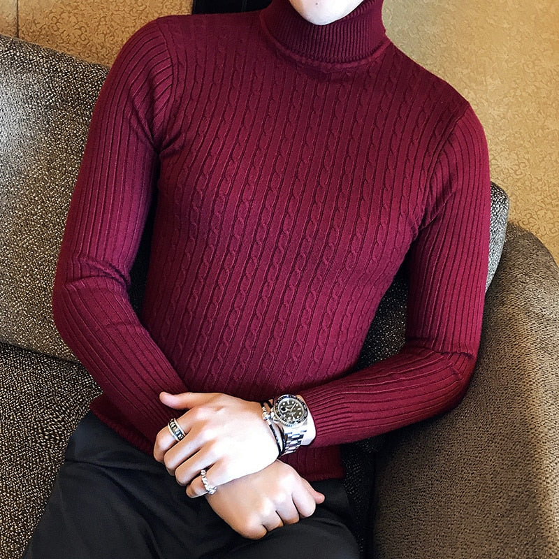 Suéter Masculino O-Neck Bottom
