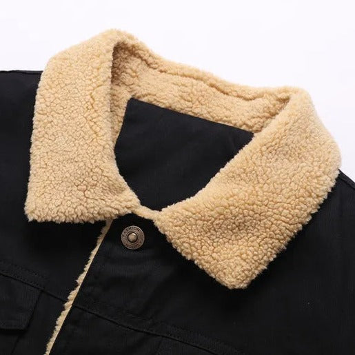 Jaqueta Jeans Masculina Interior de Lã Bellaro®